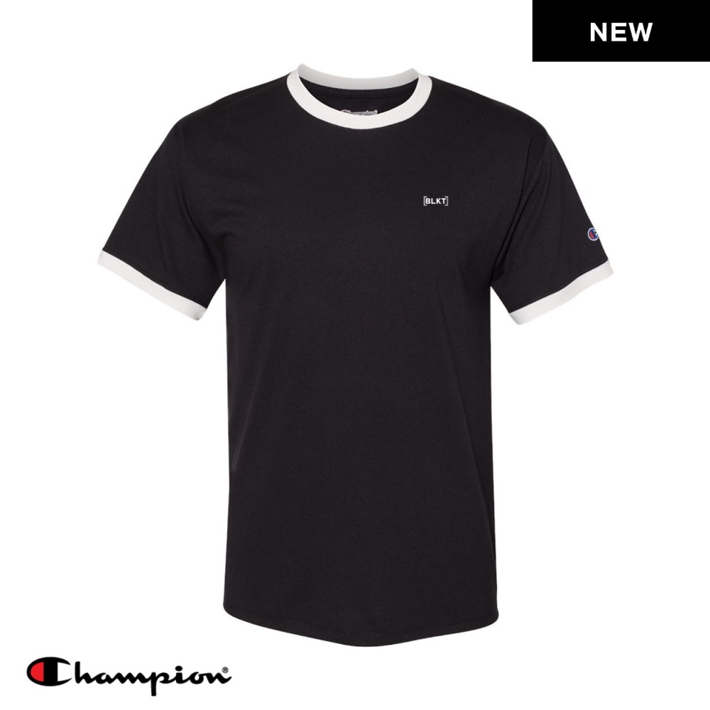 NEW - CHAMPION X BLKT Ringer Tee - Black